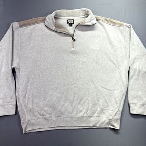 Tommy‎ Bahama 1/4 Zip Pullover Mens Sz L Long Sleeve Firestone Country Club Grey